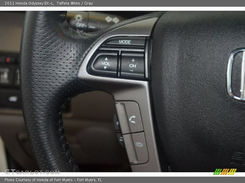 Taffeta White / Gray 2011 Honda Odyssey EX-L