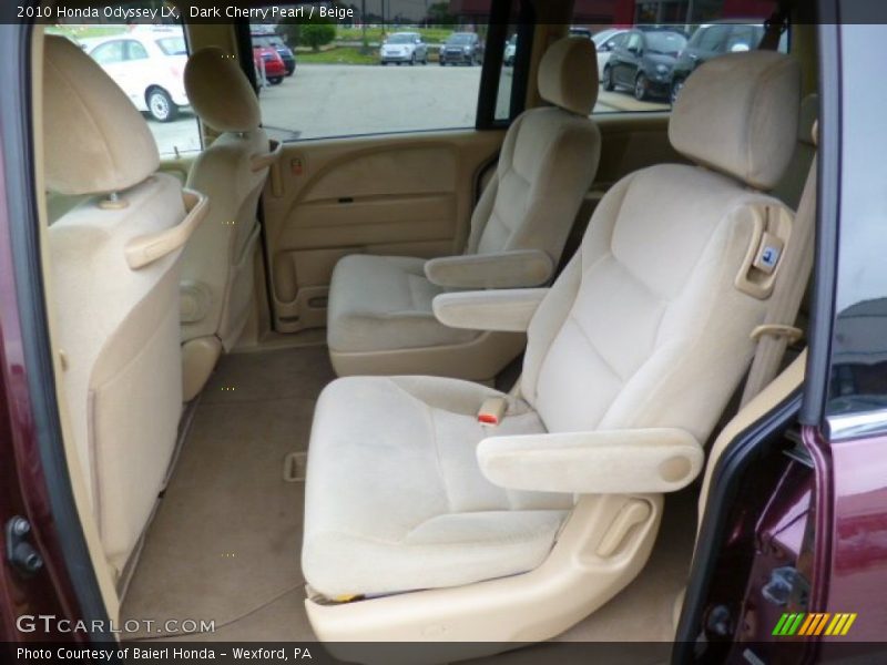 Dark Cherry Pearl / Beige 2010 Honda Odyssey LX
