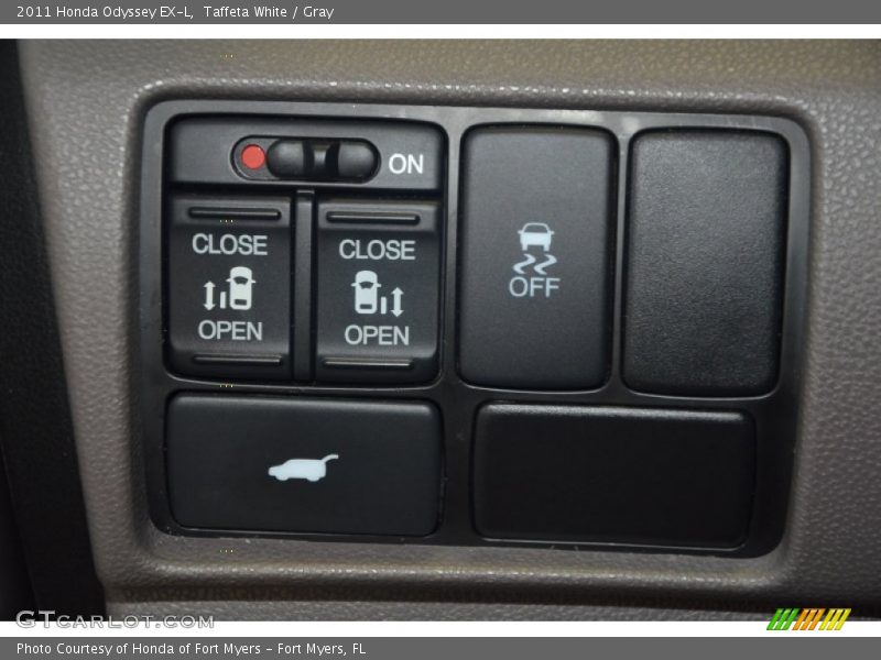 Taffeta White / Gray 2011 Honda Odyssey EX-L