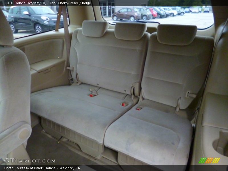 Dark Cherry Pearl / Beige 2010 Honda Odyssey LX