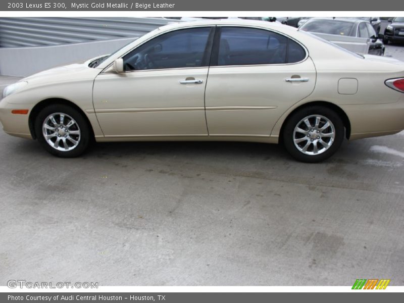 Mystic Gold Metallic / Beige Leather 2003 Lexus ES 300