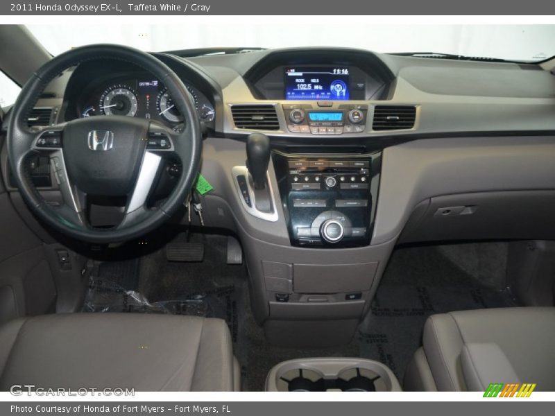 Taffeta White / Gray 2011 Honda Odyssey EX-L