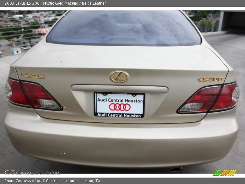 Mystic Gold Metallic / Beige Leather 2003 Lexus ES 300