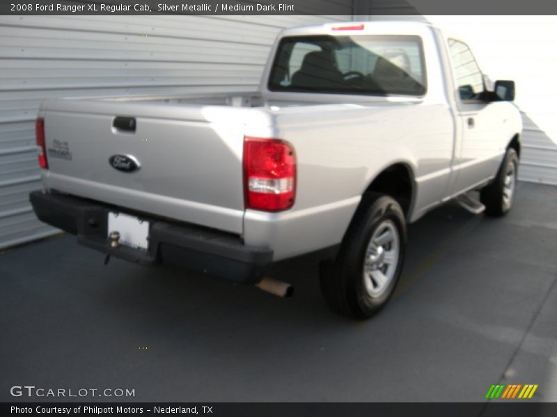 Silver Metallic / Medium Dark Flint 2008 Ford Ranger XL Regular Cab