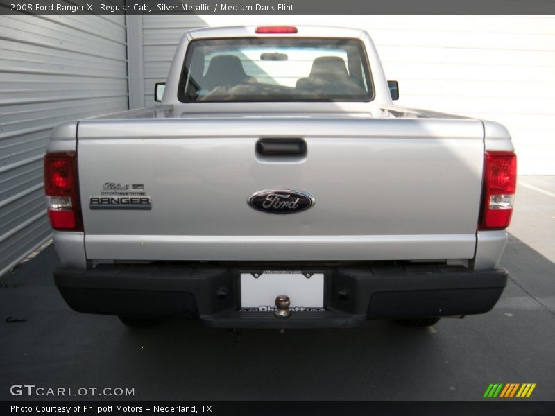 Silver Metallic / Medium Dark Flint 2008 Ford Ranger XL Regular Cab