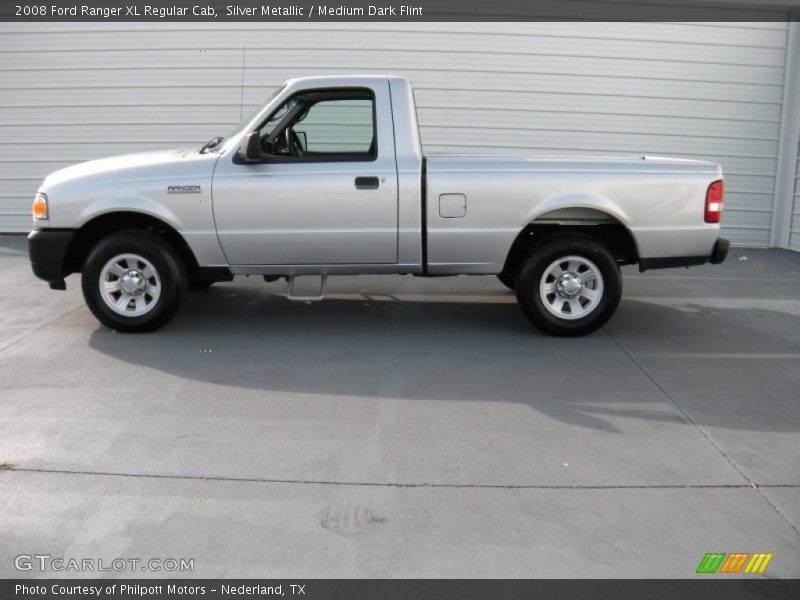  2008 Ranger XL Regular Cab Silver Metallic