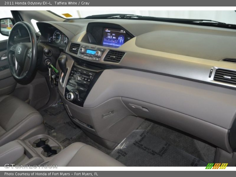 Taffeta White / Gray 2011 Honda Odyssey EX-L