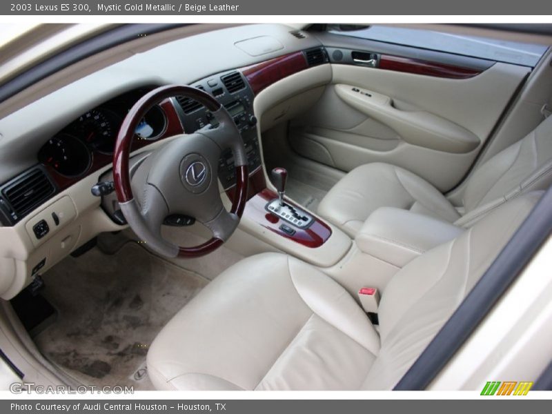 Mystic Gold Metallic / Beige Leather 2003 Lexus ES 300