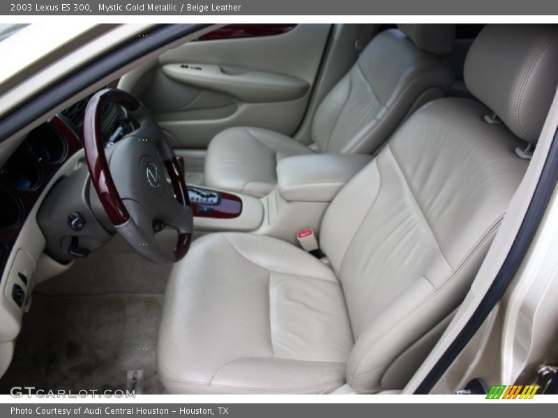 Mystic Gold Metallic / Beige Leather 2003 Lexus ES 300