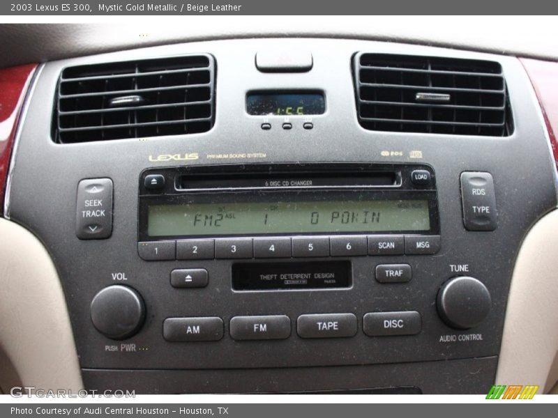Mystic Gold Metallic / Beige Leather 2003 Lexus ES 300