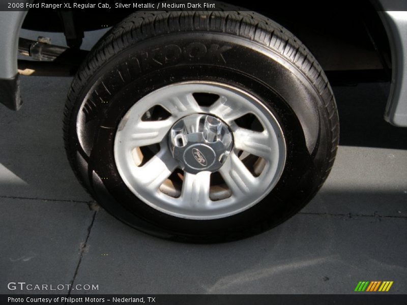 Silver Metallic / Medium Dark Flint 2008 Ford Ranger XL Regular Cab