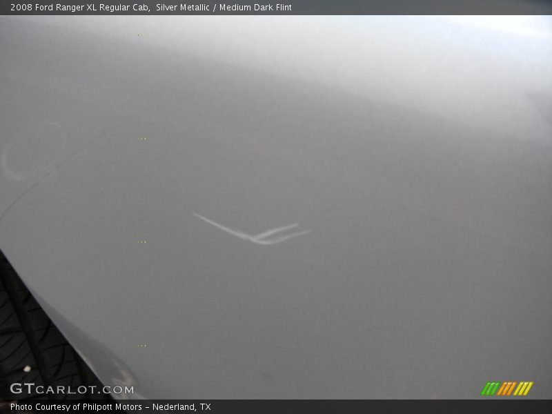 Silver Metallic / Medium Dark Flint 2008 Ford Ranger XL Regular Cab