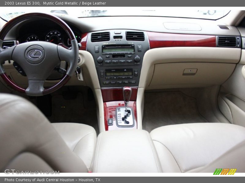 Mystic Gold Metallic / Beige Leather 2003 Lexus ES 300