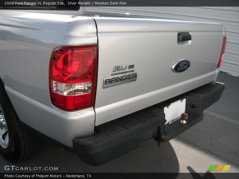 Silver Metallic / Medium Dark Flint 2008 Ford Ranger XL Regular Cab