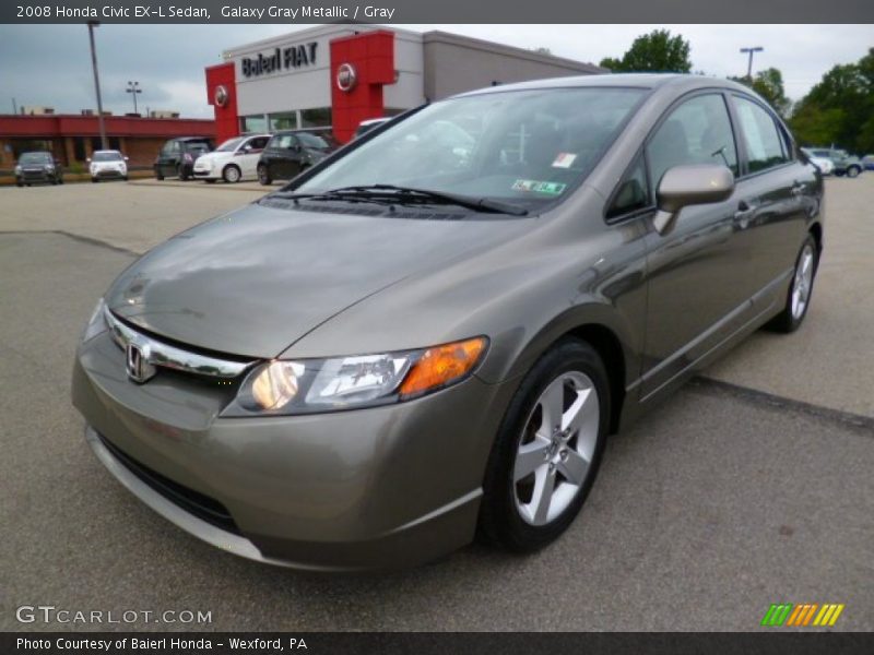 Galaxy Gray Metallic / Gray 2008 Honda Civic EX-L Sedan