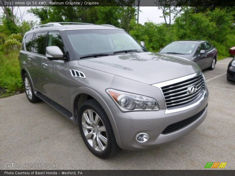 Platinum Graphite / Graphite 2012 Infiniti QX 56 4WD
