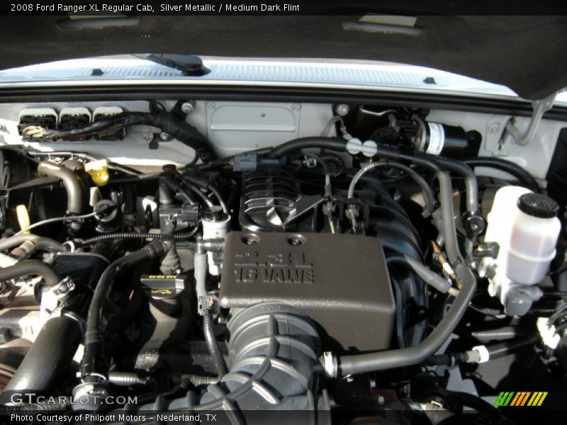 Silver Metallic / Medium Dark Flint 2008 Ford Ranger XL Regular Cab