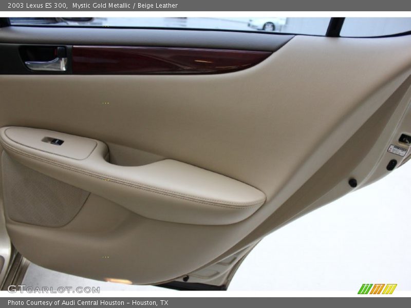 Mystic Gold Metallic / Beige Leather 2003 Lexus ES 300