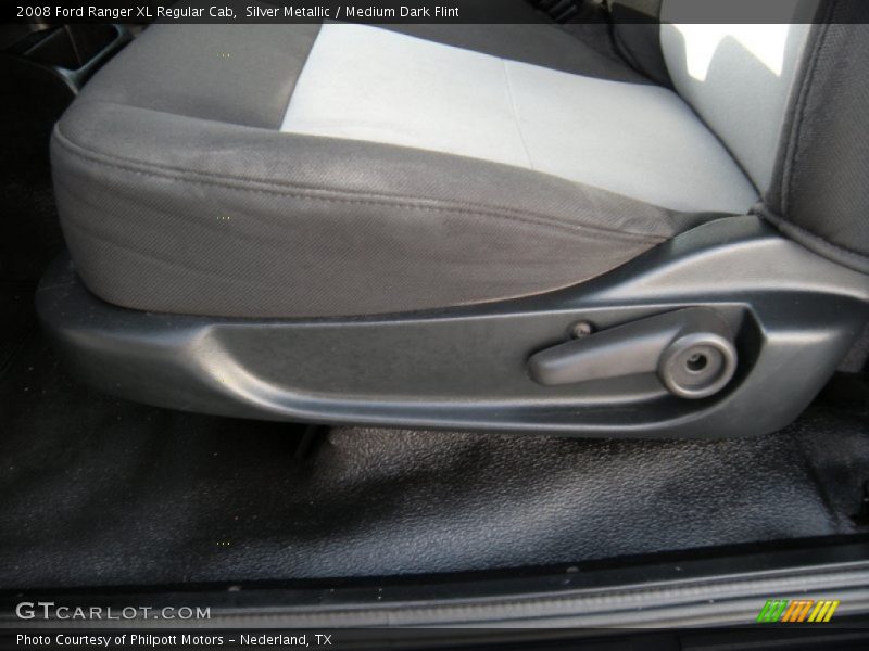 Silver Metallic / Medium Dark Flint 2008 Ford Ranger XL Regular Cab