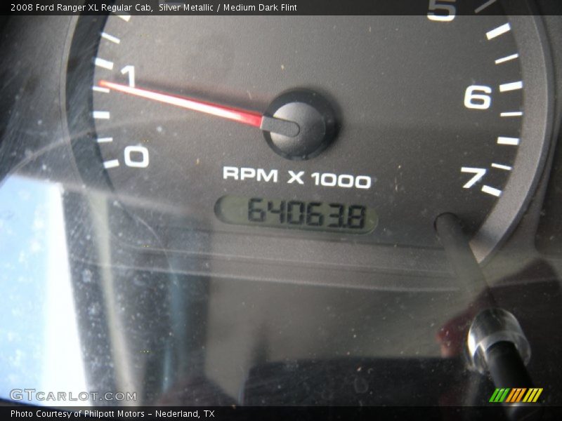 Silver Metallic / Medium Dark Flint 2008 Ford Ranger XL Regular Cab