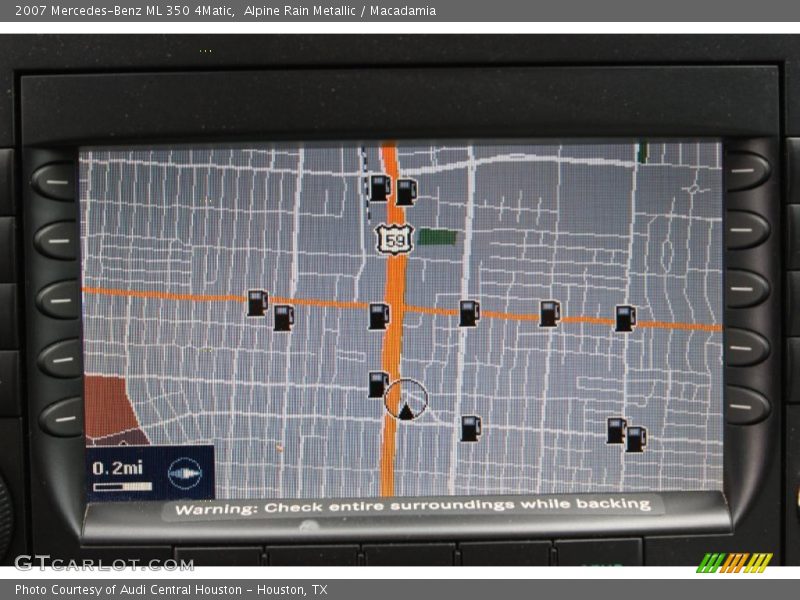 Navigation of 2007 ML 350 4Matic