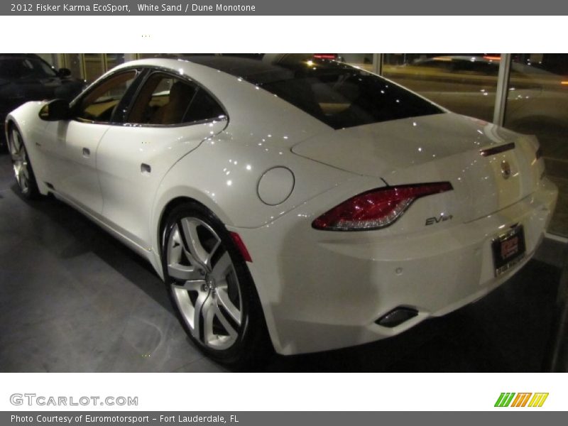 White Sand / Dune Monotone 2012 Fisker Karma EcoSport