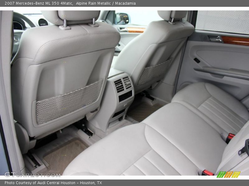 Rear Seat of 2007 ML 350 4Matic