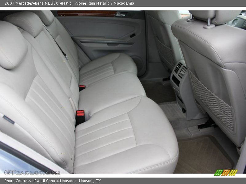 Rear Seat of 2007 ML 350 4Matic