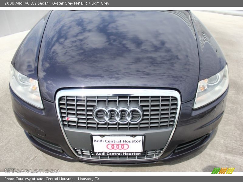 Oyster Grey Metallic / Light Grey 2008 Audi A6 3.2 Sedan