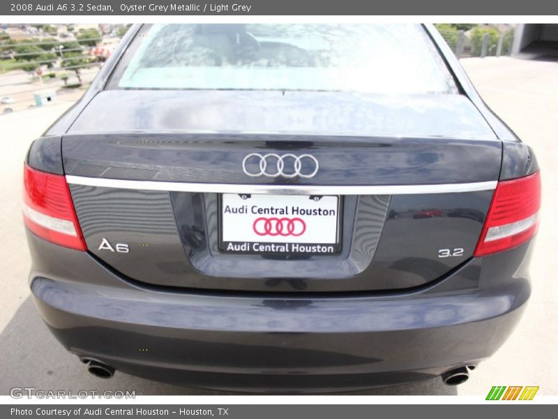 Oyster Grey Metallic / Light Grey 2008 Audi A6 3.2 Sedan