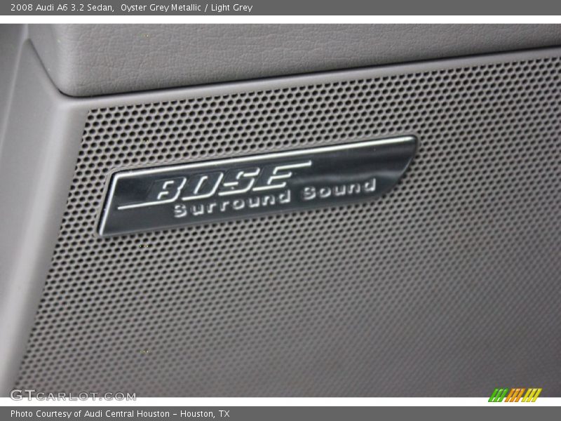 Oyster Grey Metallic / Light Grey 2008 Audi A6 3.2 Sedan