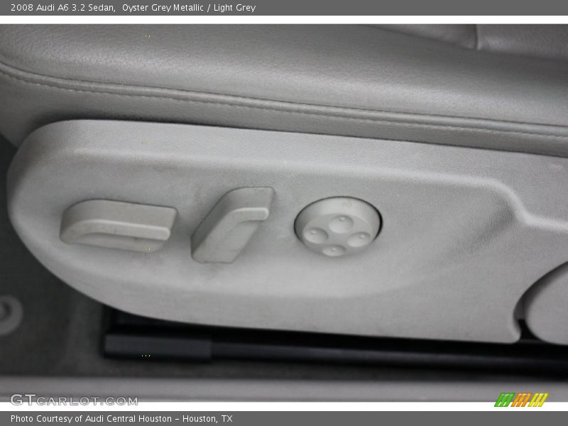 Oyster Grey Metallic / Light Grey 2008 Audi A6 3.2 Sedan