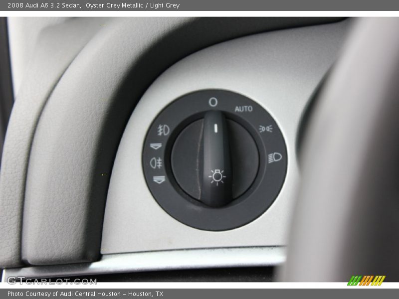 Oyster Grey Metallic / Light Grey 2008 Audi A6 3.2 Sedan