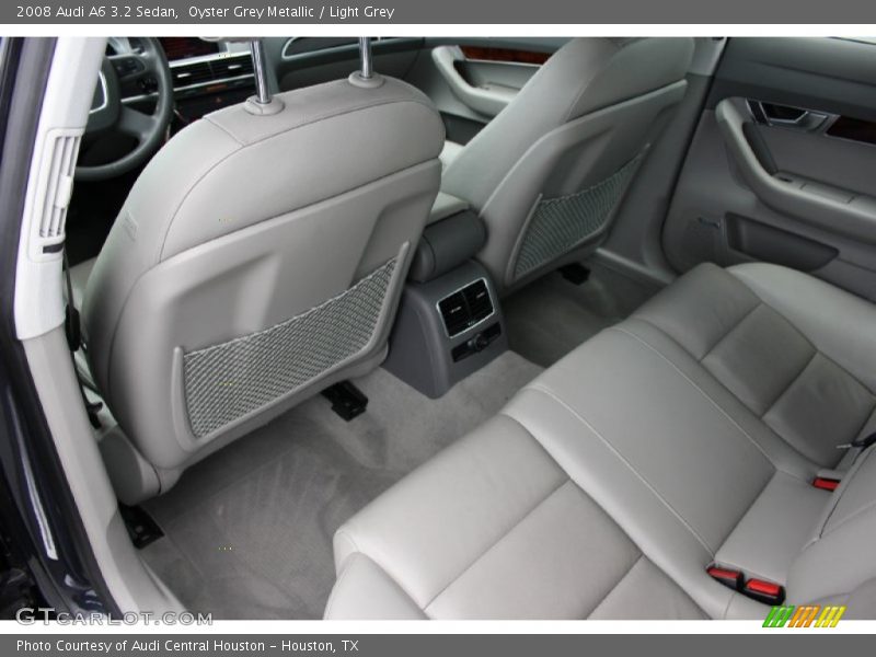 Oyster Grey Metallic / Light Grey 2008 Audi A6 3.2 Sedan