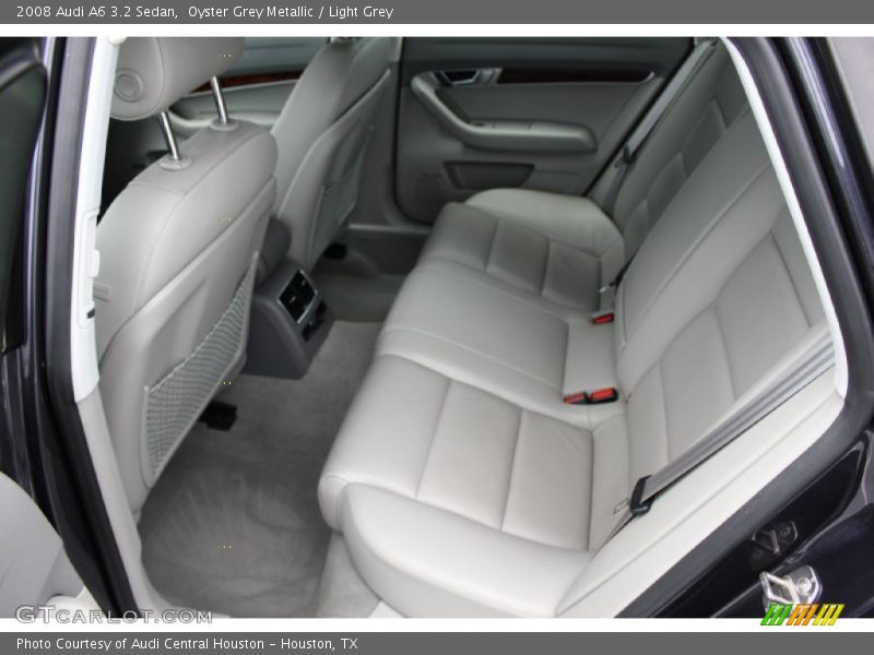 Oyster Grey Metallic / Light Grey 2008 Audi A6 3.2 Sedan