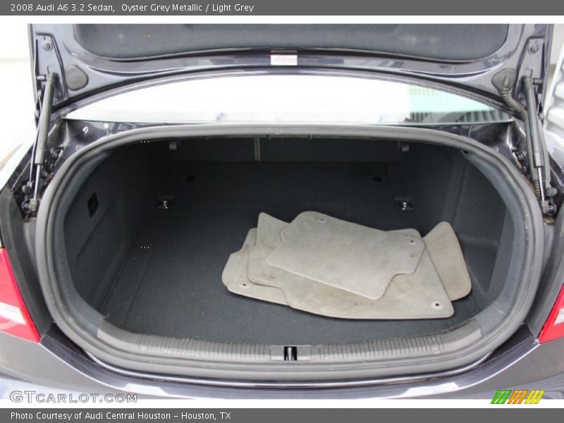 Oyster Grey Metallic / Light Grey 2008 Audi A6 3.2 Sedan