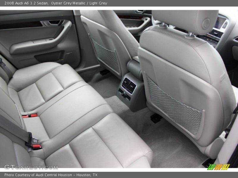 Oyster Grey Metallic / Light Grey 2008 Audi A6 3.2 Sedan