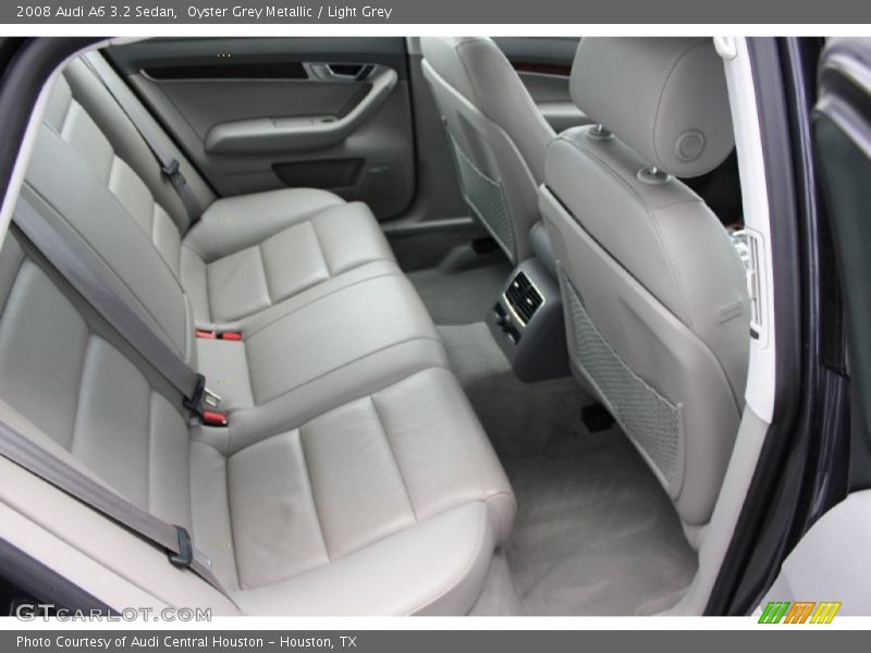 Oyster Grey Metallic / Light Grey 2008 Audi A6 3.2 Sedan