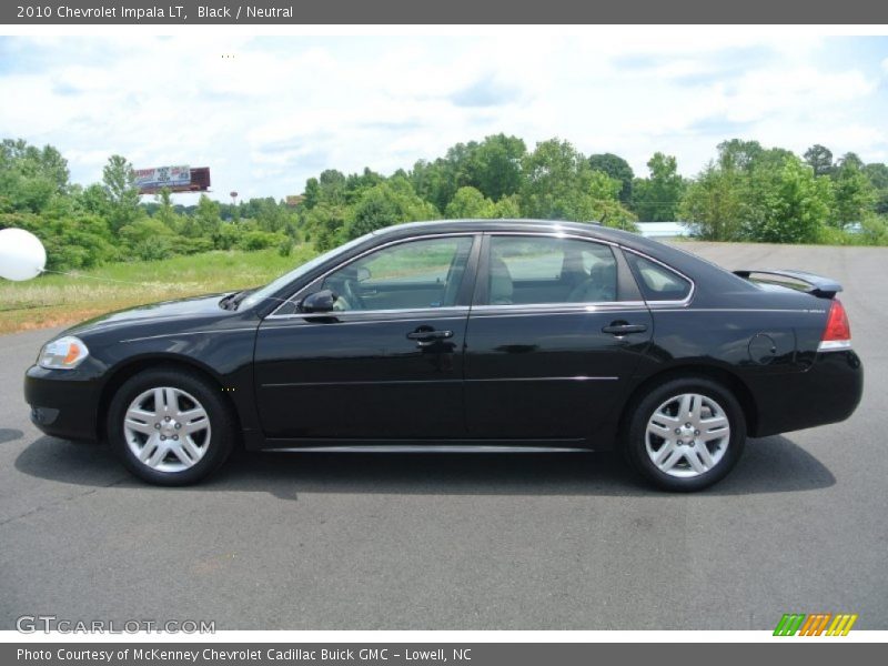 Black / Neutral 2010 Chevrolet Impala LT