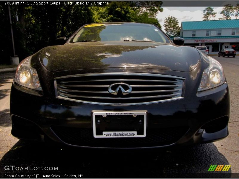 Black Obsidian / Graphite 2009 Infiniti G 37 S Sport Coupe