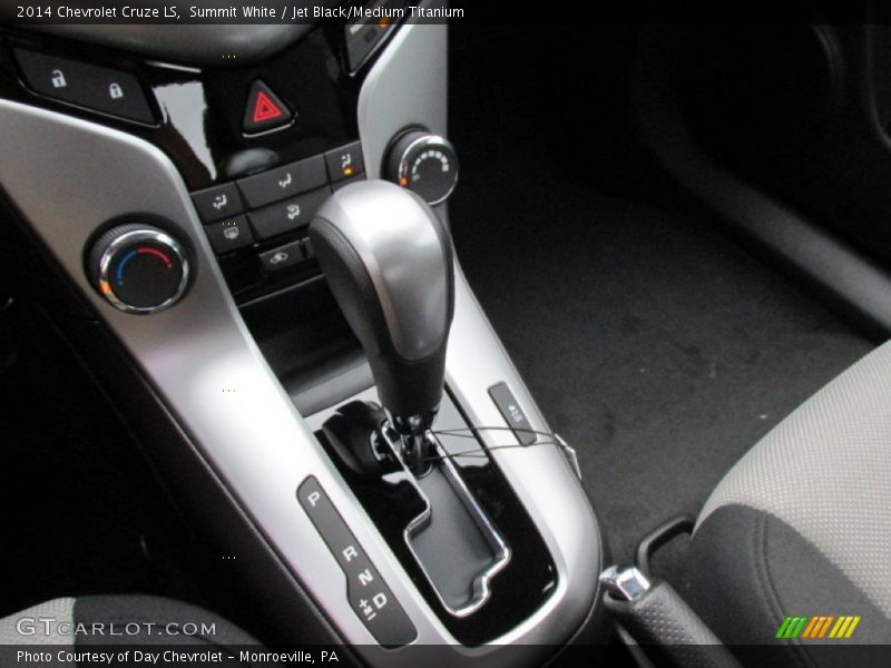 Summit White / Jet Black/Medium Titanium 2014 Chevrolet Cruze LS