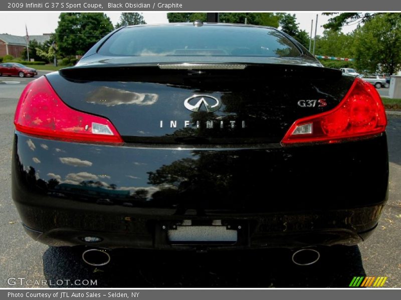 Black Obsidian / Graphite 2009 Infiniti G 37 S Sport Coupe