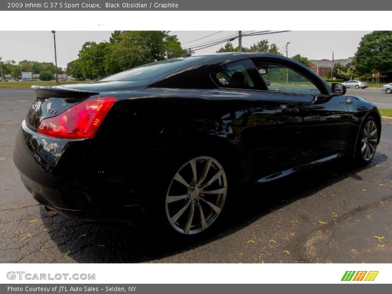 Black Obsidian / Graphite 2009 Infiniti G 37 S Sport Coupe