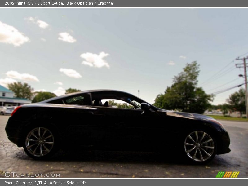Black Obsidian / Graphite 2009 Infiniti G 37 S Sport Coupe