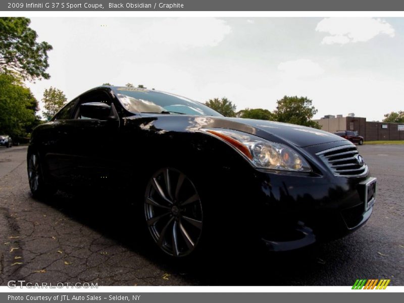 Black Obsidian / Graphite 2009 Infiniti G 37 S Sport Coupe