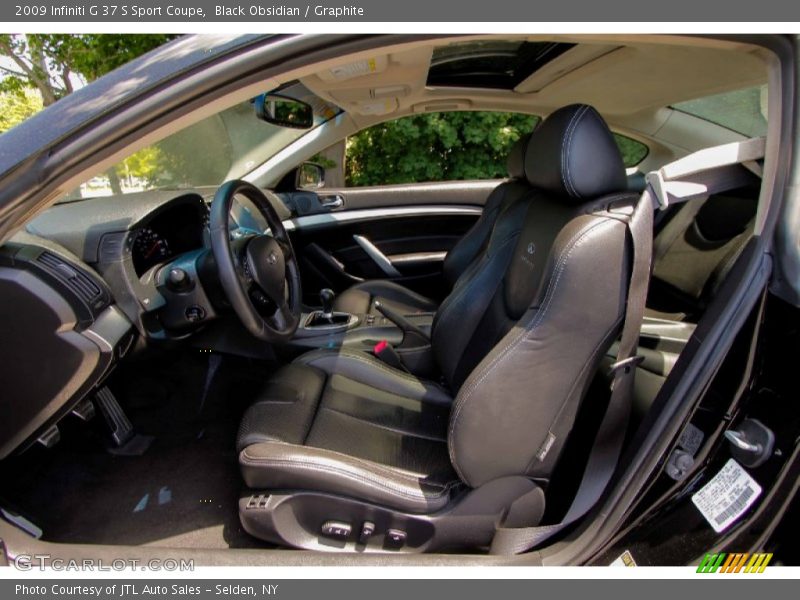 Black Obsidian / Graphite 2009 Infiniti G 37 S Sport Coupe