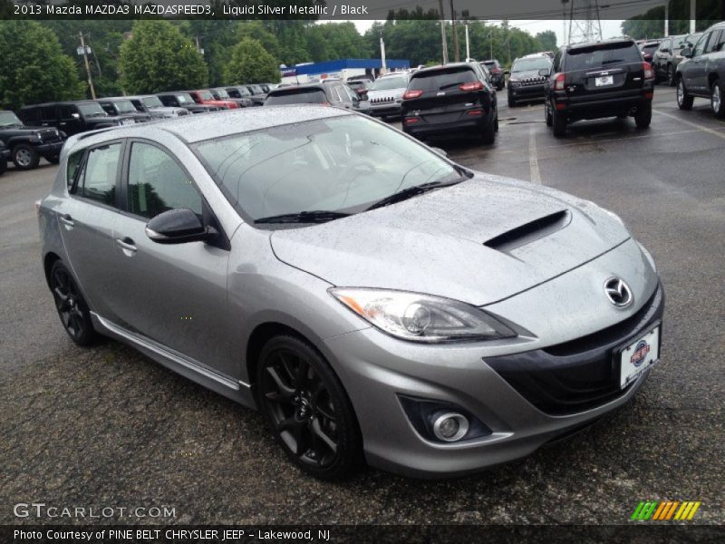 Liquid Silver Metallic / Black 2013 Mazda MAZDA3 MAZDASPEED3