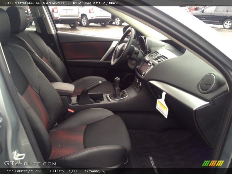Liquid Silver Metallic / Black 2013 Mazda MAZDA3 MAZDASPEED3
