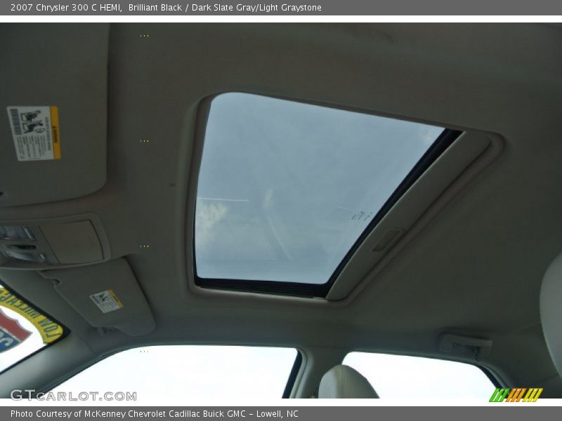Brilliant Black / Dark Slate Gray/Light Graystone 2007 Chrysler 300 C HEMI