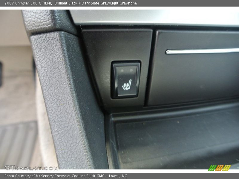 Brilliant Black / Dark Slate Gray/Light Graystone 2007 Chrysler 300 C HEMI